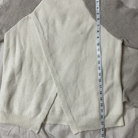 Madewell Province Cross-Back Pullover Sweater in Colorblock - Picture 6 of 8